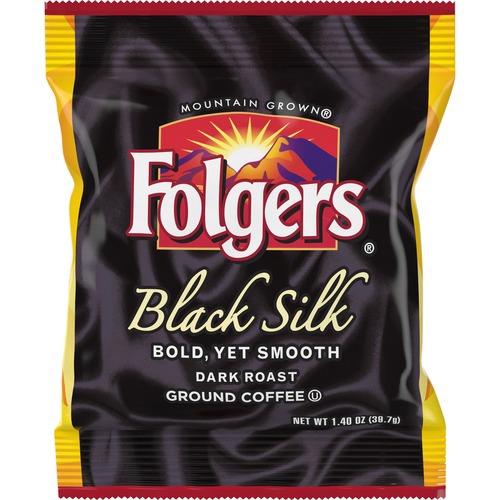 Pack of (42) Coffee, Black Silk, 1.4 oz Packet